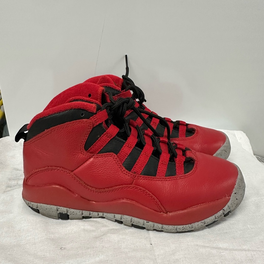 Kids Jordan Red and Black RETRO 30th Sneakers